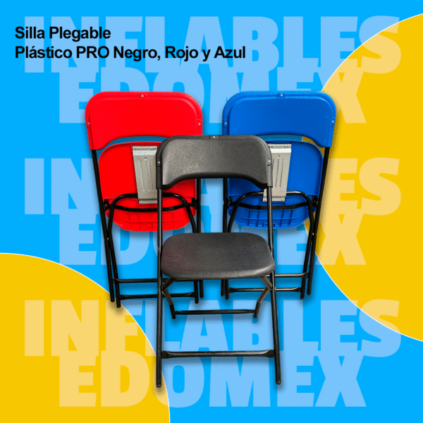 Pro - Negro, Rojo y Azul - Inflables Edomex